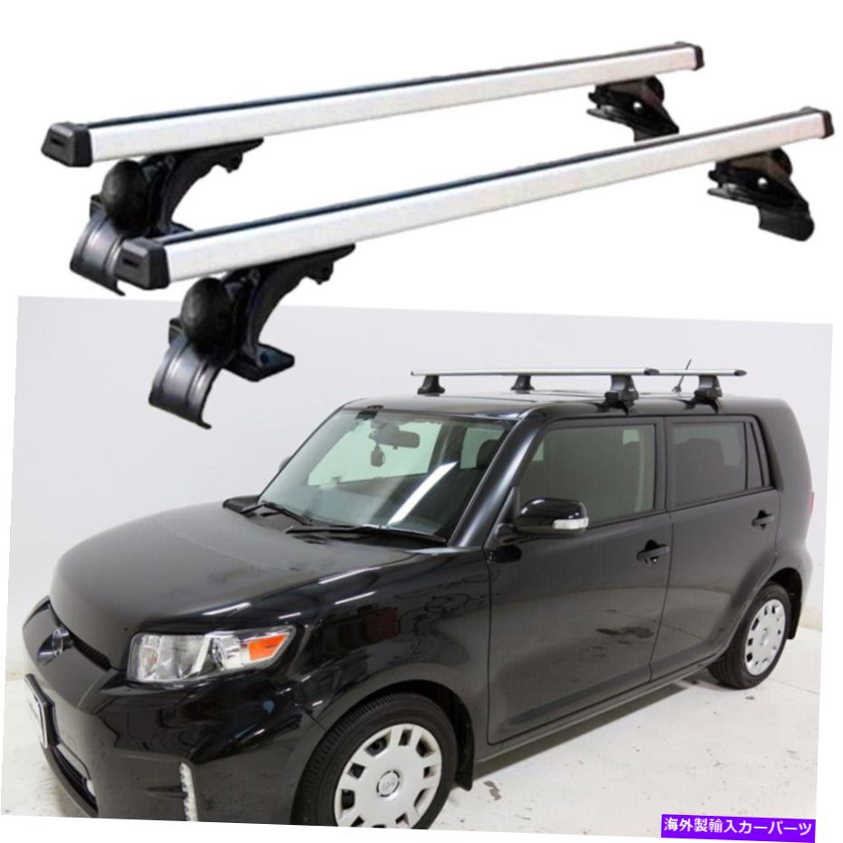 クロスバー 車のトップルーフラッククロスバー貨物荷物荷物キャリアアルミニウムXB 2004-15 Car Top Roof Rack Cross Bar Cargo Luggage Carrier Aluminum For Scion xB 2004-15【並行輸入品】