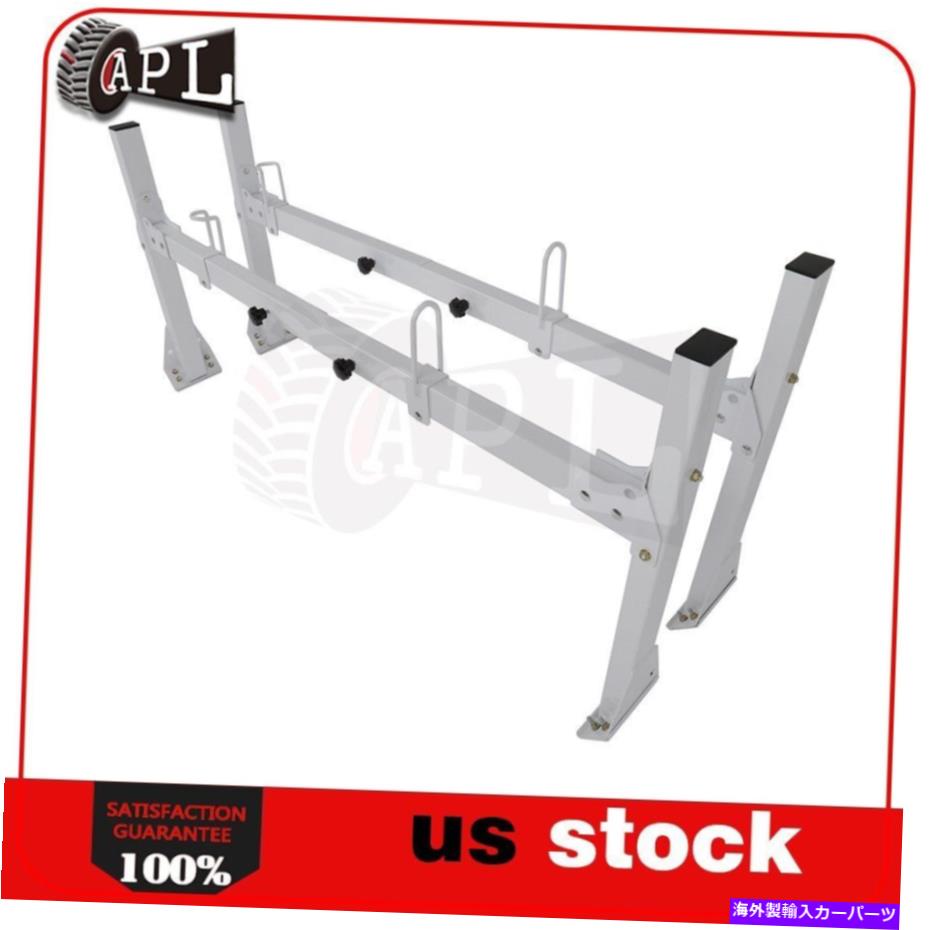 クロスバー シボレーエクスプレスバンルーフラッダーラックスチールホワイト250-450高速船用クロスバー Crossbar For Chevy Express Van Roof Ladder Rack Steel White 250-450 Fast Ship【並行輸入品】