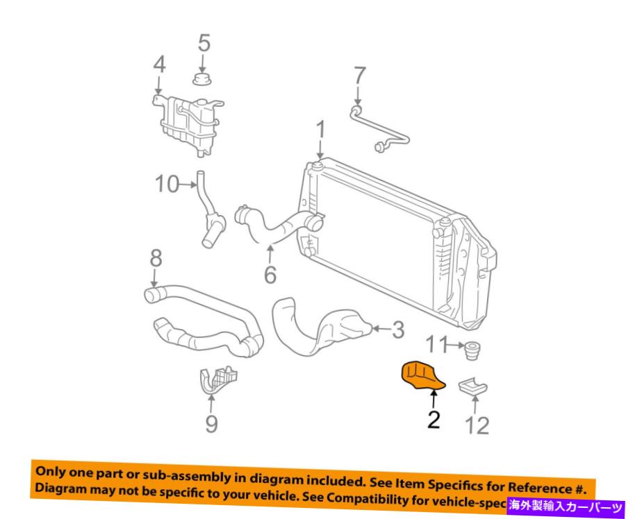 Radiator Ford OEM Radiator-Bracket左6L1Z8053AA FORD OEM Radiator-Bracket Left 6L1Z8053AA【並行輸入品】