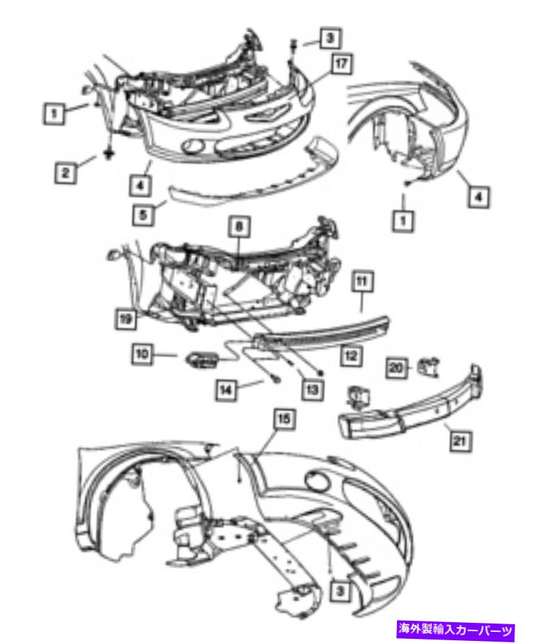 Radiator 本物のモーパーラジエータークロスメンバーブレースは4814717AAを左に左折しました Genuine Mopar Radiator Cross-Member Brace Left 4814717AA【並行輸入品】