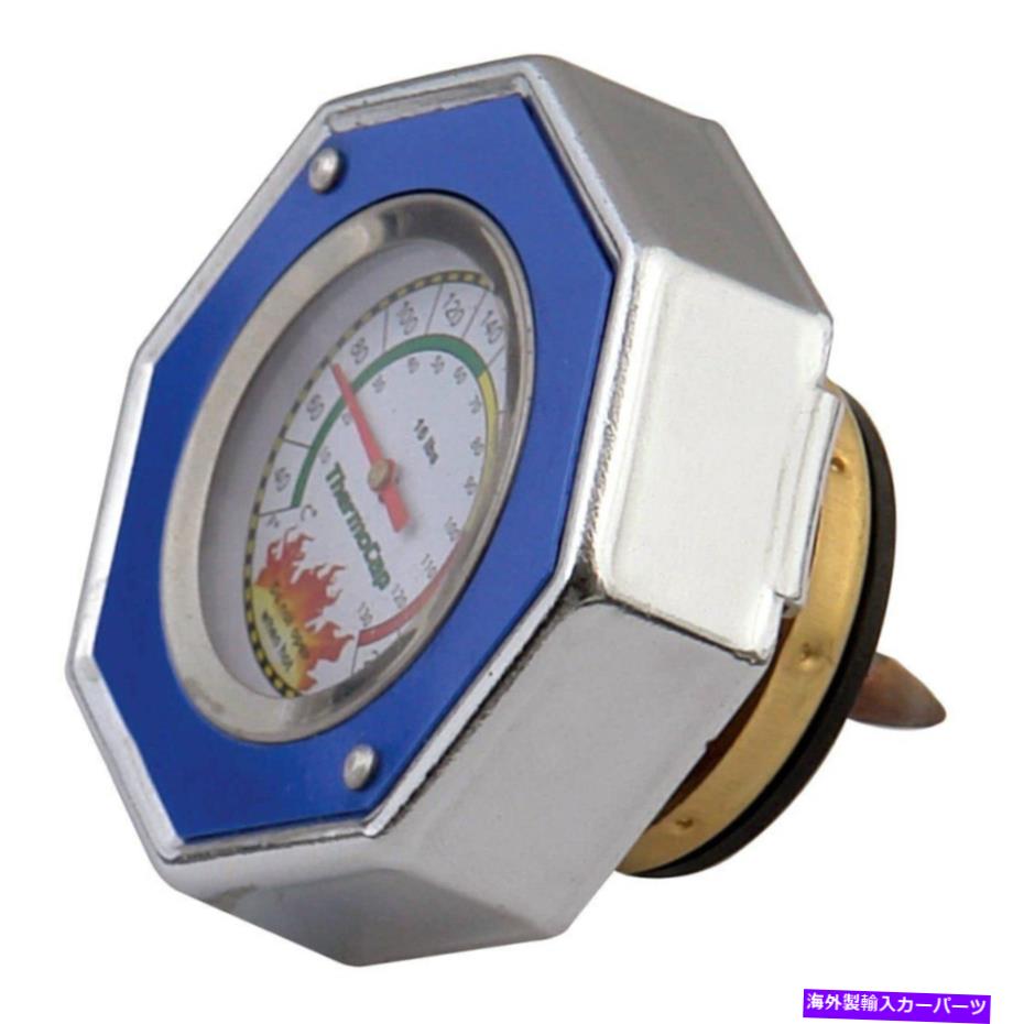 Radiator シボレーモンテカルロ70-77サーモキャップブルーエンジンクーラントラジエーターキャップ用 For Chevy Monte Carlo 70-77 Thermocap Blue Engine Coolant Radiator Cap【並行輸入品】その他