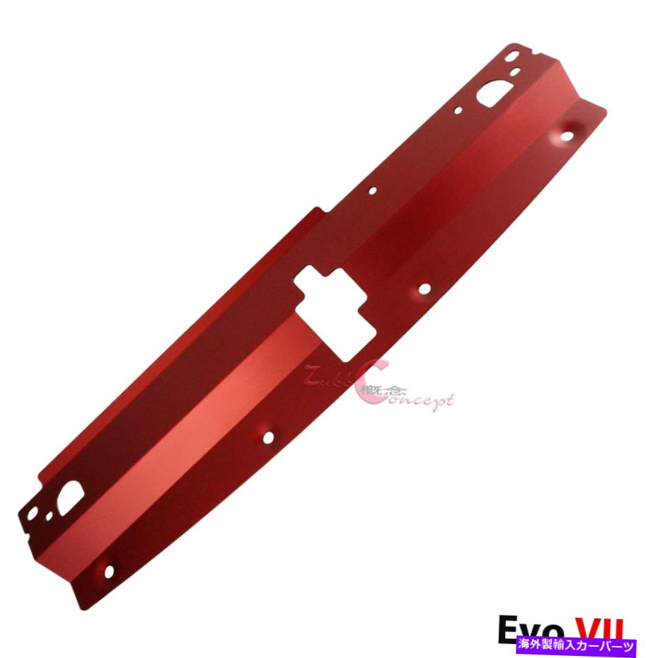 Radiator アルミニウムラジエーター冷却板01 02 03 Mitsubishi Evo 7 VII RED Aluminum Radiator Cooling Plate Penal For 01 02 03 Mitsubishi Evo 7 VII Red【並行輸入品】