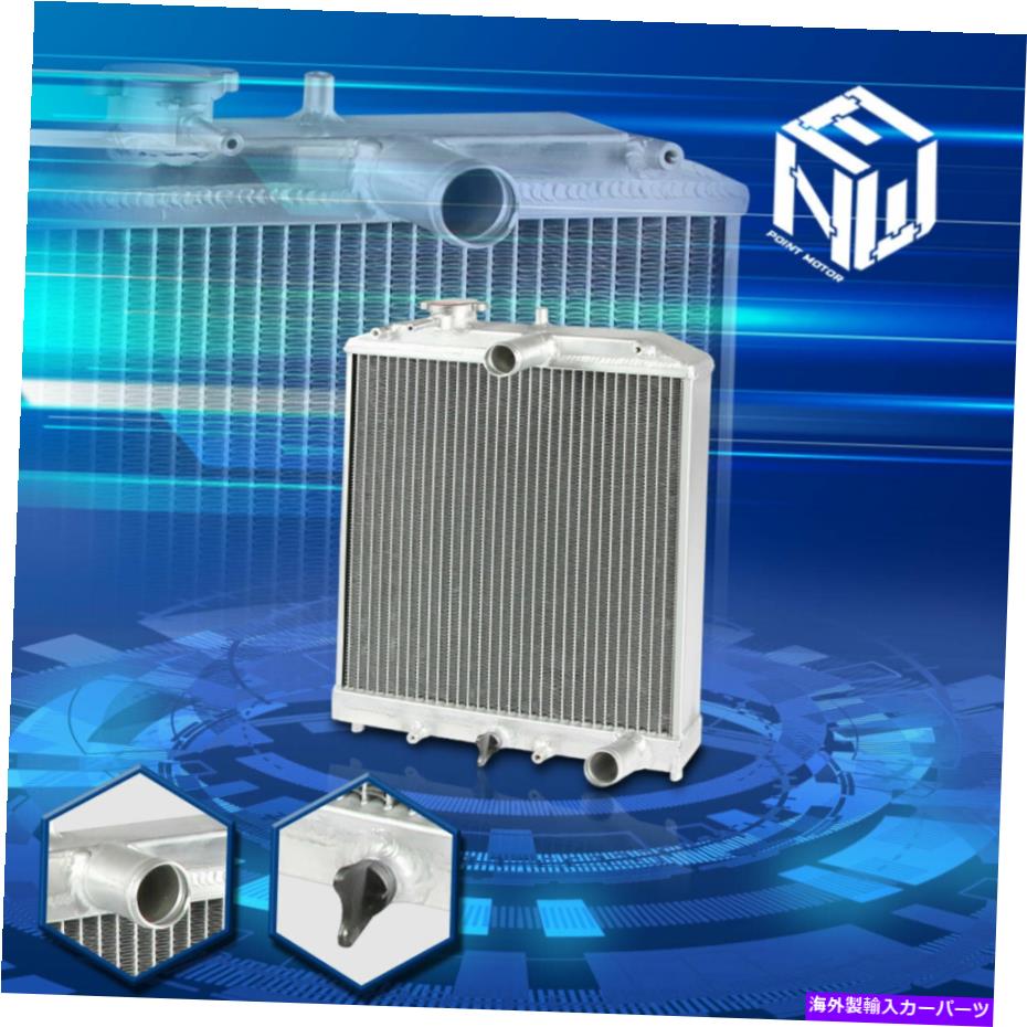 Radiator 92-00のCIVIC/DEL SOL 94-01 Integra MT 2列アルミニウムラジエーターの交換 For 92-00 Civic/Del Sol 94-01 Integra MT 2-Row Aluminum Radiator Replacement【並行輸入品】