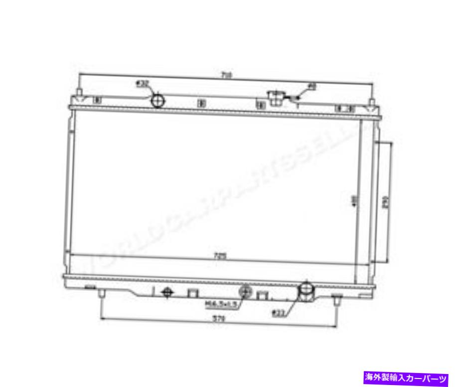 Radiator ホンダCR-V 02-04 19010PPAA01のラジエーター Radiator For HONDA CR-V 02-04 19010PPAA01【並行輸入品】
