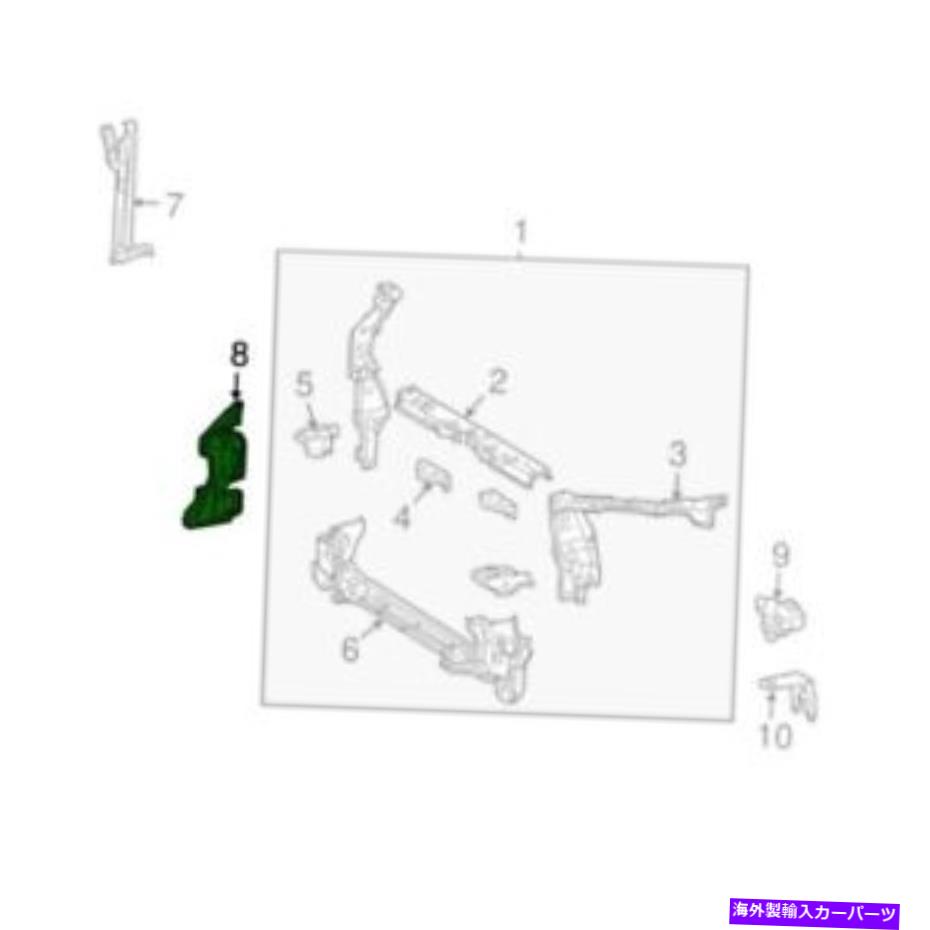 Radiator 本物のOEMラジエーターは、トヨタ5329302060のエアデフレクターをサポートします Genuine OEM Radiator Support Air Deflector for Toyota 5329302060【並行輸入品】