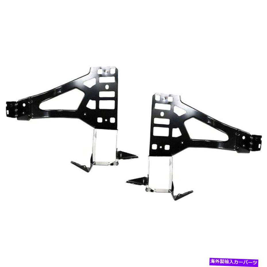 Radiator 2004年から2007年のBMW 530iセットの2サイドパネルの左＆右ラジエーターサポート Left & Right Radiator Support For 2004-2007 BMW 530i Set of 2 Side panel【並行輸入品】