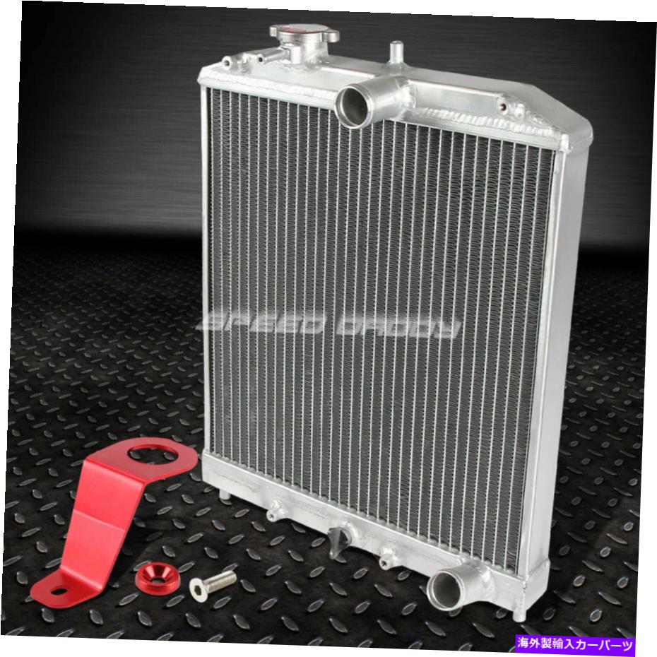 Radiator 92-95の2列フルアルミニウムレーシングラジエーター+赤いブラケットCIVIC EJ/EH/93-97 EG 2-ROW FULL ALUMINUM RACING RADIATOR+RED BRACKET FOR 92-95 CIVIC EJ/EH/93-97 EG【並行輸入品】