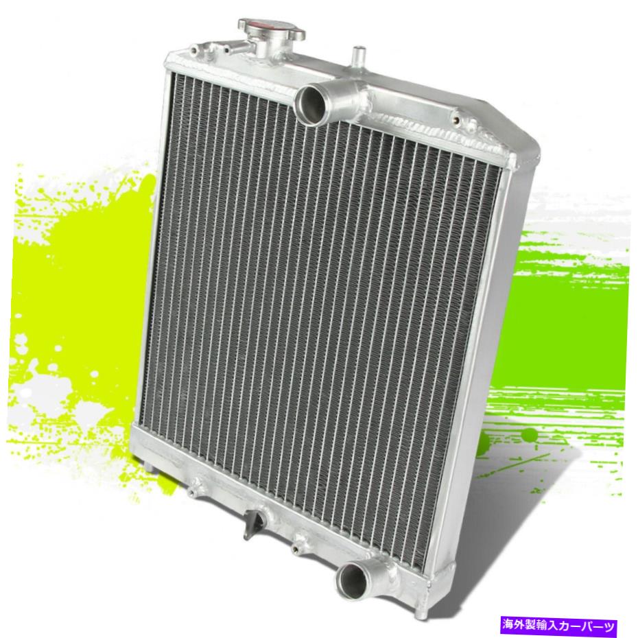 Radiator Civic Del Sol Integra 92-00 MT用の2列フルアルミニウムボルトオンレーシングラジエーター 2-Row Full Aluminum Bolt-On Racing Radiator for Civic Del Sol Integra 92-00 MT【並行輸入品】