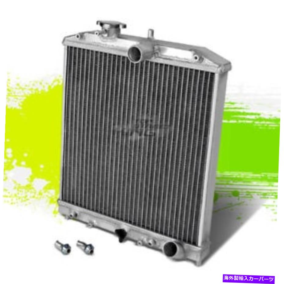 Radiator シビックデルソルインテグラオート92-01のレースラジエーター+キャップ上の2列アルミニウムボルト+キャップ 2-Row Aluminum Bolt On Racing Radiator+Cap for Civic Del Sol Integra Auto 92-01【並行輸入品】 43,901円