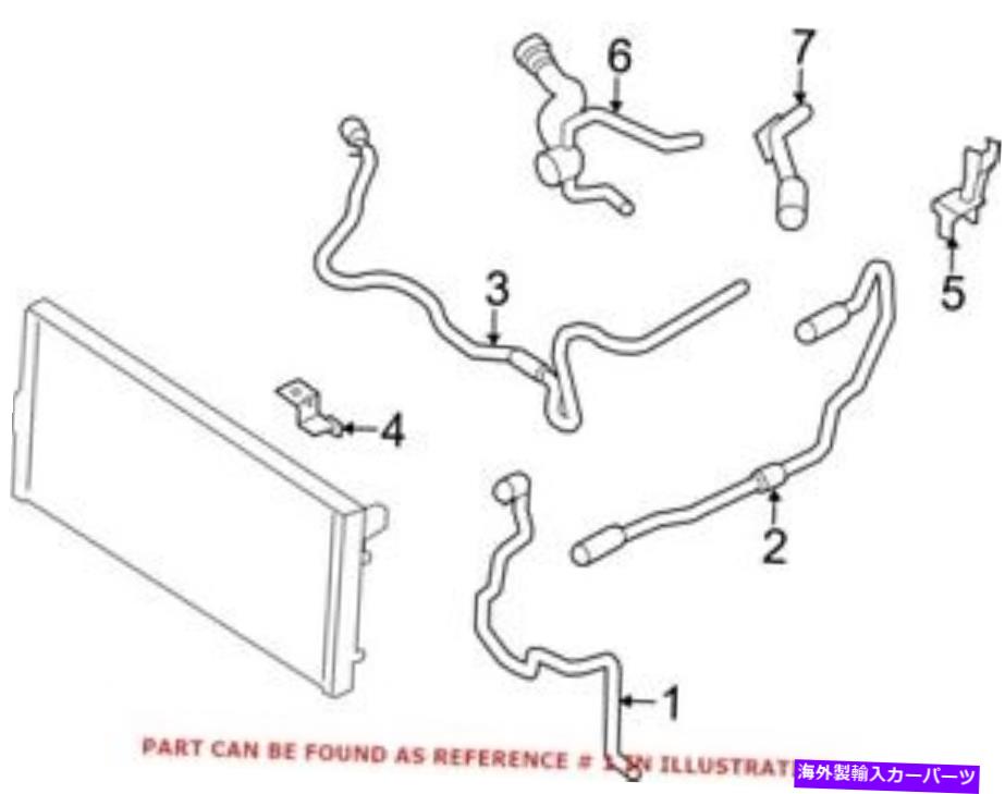 Radiator BMW 17128614881用の本物のOEMラジエータークーラントホース Genuine OEM Radiator Coolant Hose for BMW 17128614881【並行輸入品】