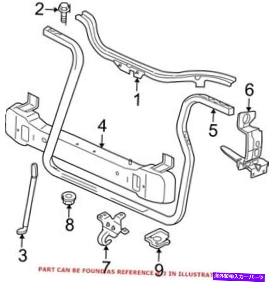 Radiator Jeep 55394098AE用の本物のOEMラジエーターサポートタイバーブレース Genuine OEM Radiator Support Tie Bar Brace for Jeep 55394098AE【並行輸入品】