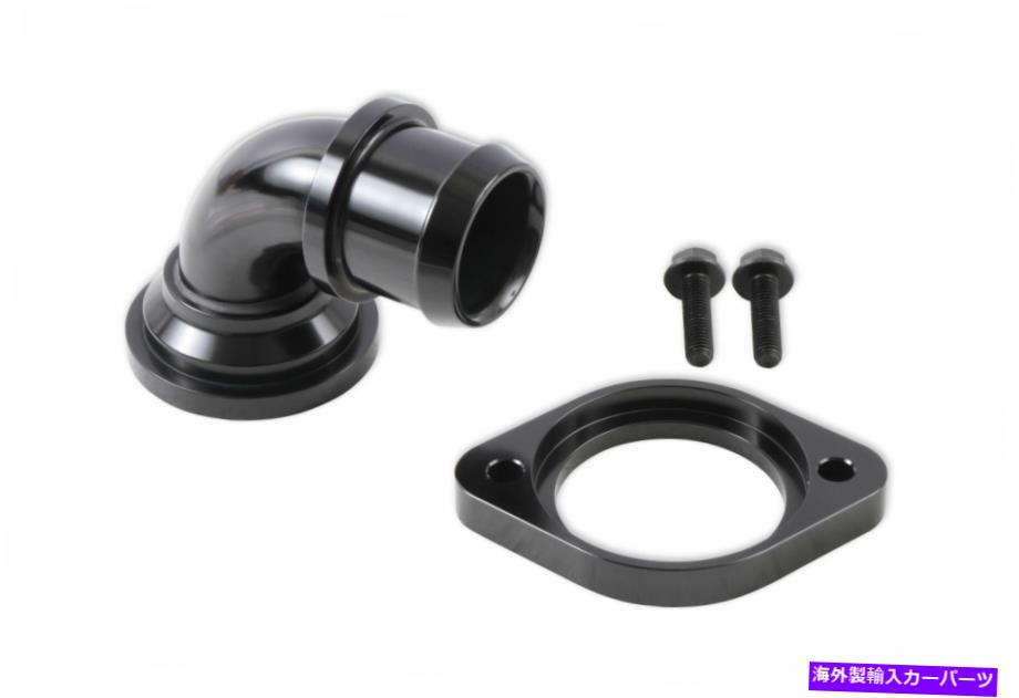 Radiator Holley 97-341ウォーターネックスイベル90度角度ブラック Holley 97-341 Water Neck Swivel 90 Degree Angle Black【並行輸入品】