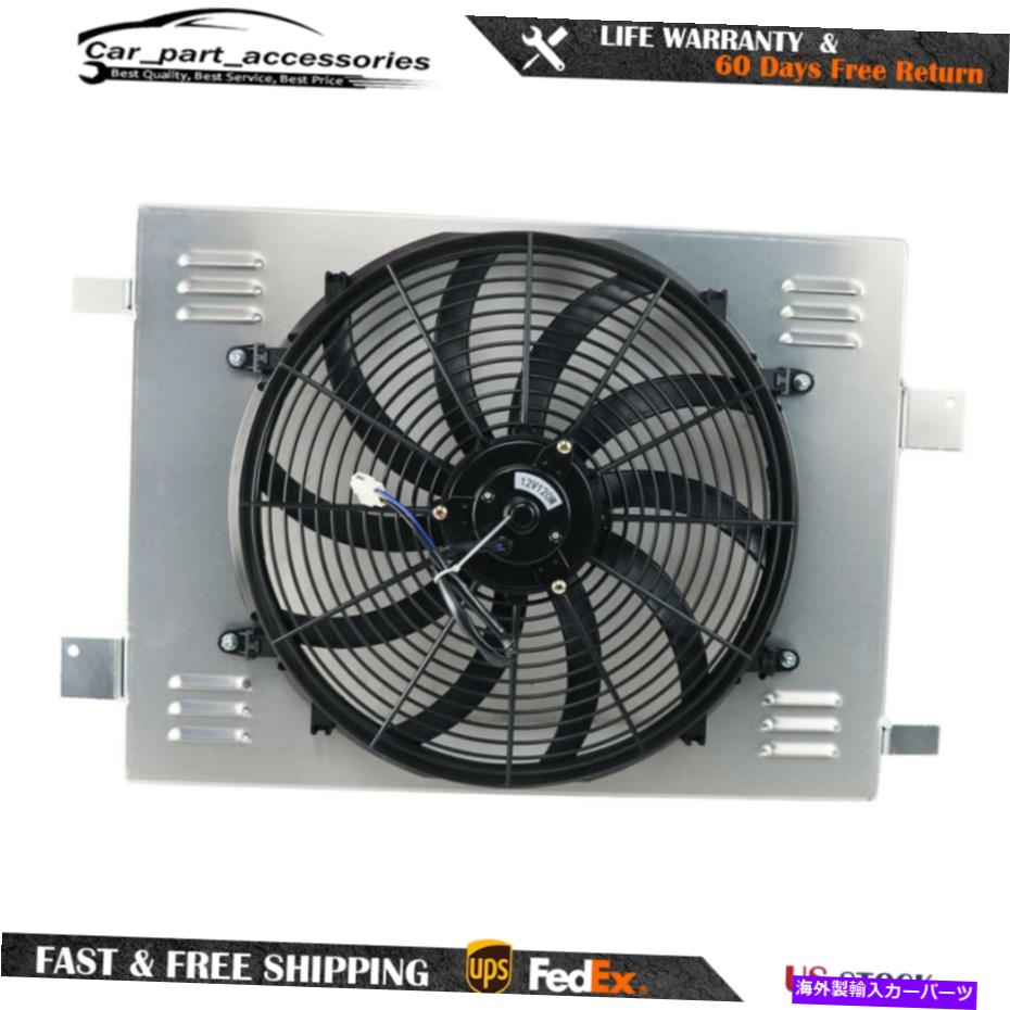 Radiator アルミニウムラジエーターシュラウド+ファンフィット2003?2013 2012 2011シボレーコルベットSSR V8 ALUMINUM RADIATOR SHROUD+FAN Fit 2003~2013 2012 2011 CHEVROLET CORVETTE SSR V8【並行輸入品】