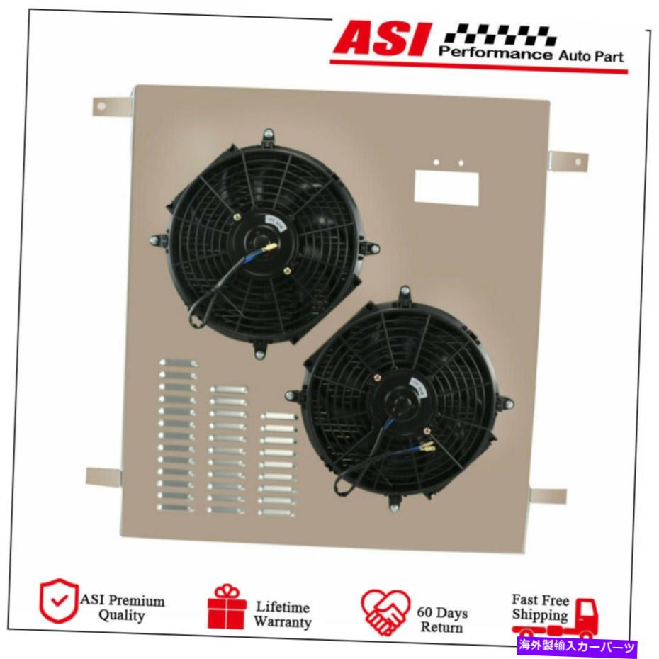 Radiator 03-09 RAM 2500 3500シャーシキャブ5.9L 6.7Lのすべてのアルミニウムラジエーターファンシュラウド All Aluminum Radiator Fan Shroud For 03-09 Ram 2500 3500 Chassis Cab 5.9L 6.7L【並行輸入品】