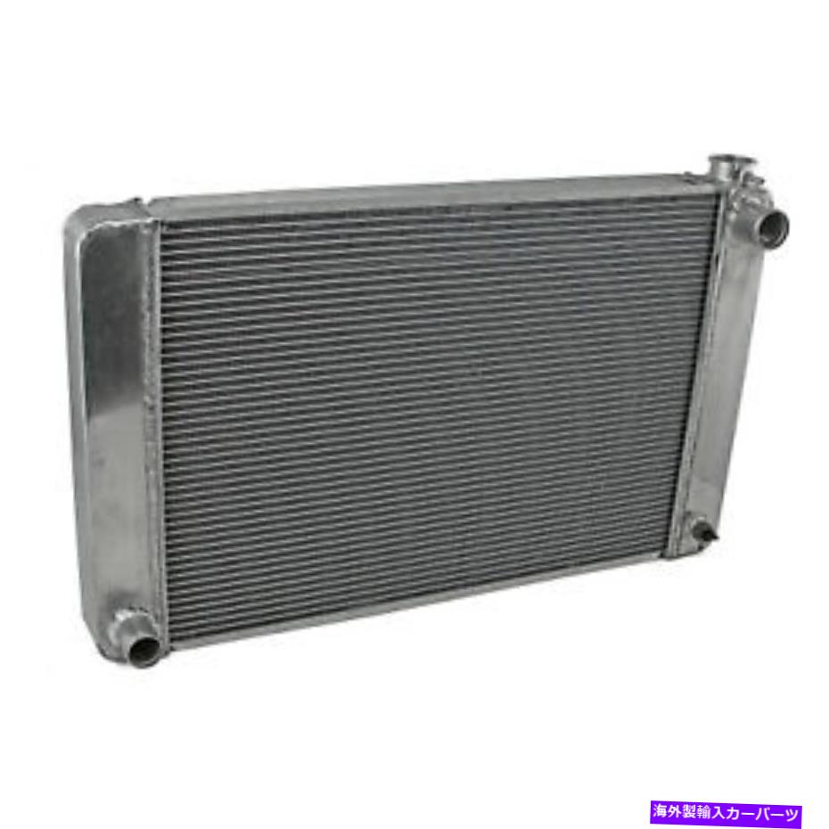 Radiator Ford Mopar 31x19x2.2アルミニウムラジエーター（TR-BL O/L）サテン（W D/プラグ） Ford Mopar 31x19x2.2 Aluminum Radiator (TR-BL O/L) Satin (W D/Plug)【並行輸入品】