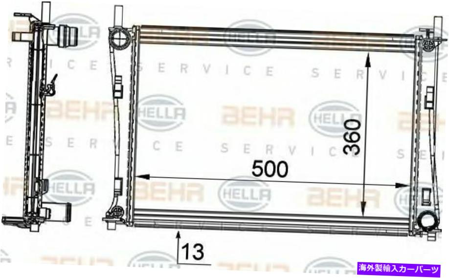 Radiator Mahle Behr Radiator Premium Line [CR1355000P] US MAHLE BEHR Radiator PREMIUM LINE [CR1355000P] US【並行輸入品】