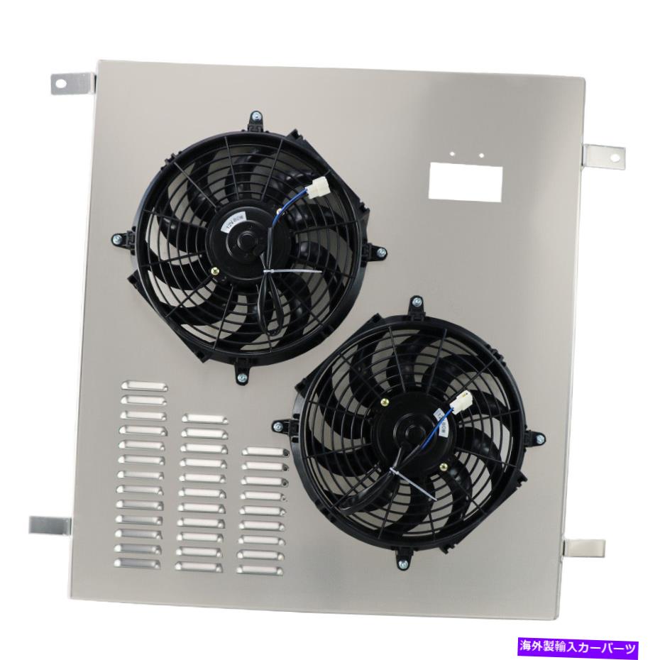 Radiator アルミニウムラジエーターシュラウド +ダッジRAMのファン2500 3500 5.9L 6.7Lカミンズ03-2010 Aluminum Radiator Shroud + Fan For Dodge Ram 2500 3500 5.9L 6.7L Cummins 03-2010【並行輸入品】
