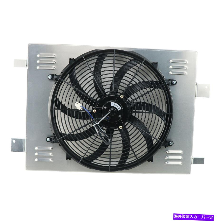 Radiator 03-2013のアルミニウムラジエーターシュラウドファン Aluminum Radiator Shroud Fan For 03-2013 Chevy Corvette SSR 5.3L 6.0L 6.2L 7.0L【並行輸入品】