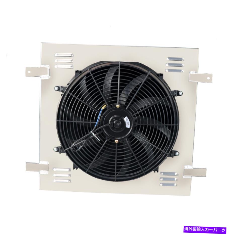 Radiator 2007-2018 2015のアルミニウムラジエーターシュラウド＆ファンジープラングラーJK 3.6L 3.8L V6 Aluminum Radiator Shroud & Fan For 2007-2018 2015 Jeep Wrangler JK 3.6L 3.8L V6【並行輸入品】