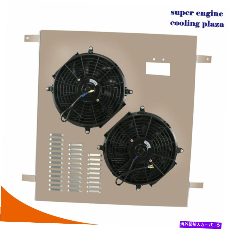 Radiator アルミニウムラジエーターファンシュラウドフィット03-09ダッジラム2500 3500シャーシキャブ5.9L 6.7L Aluminum Radiator Fan Shroud Fit 03-09 Dodge Ram 2500 3500 Chassis Cab 5.9L 6.7L【並行輸入品】