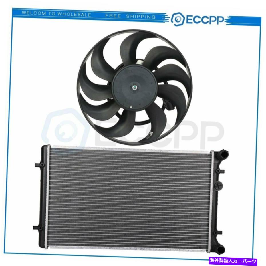 Radiator 2000年から2006年のラジエーター冷却ファンキットアウディTT Quattro 1999-2006フォルクスワーゲンゴルフ Radiator Cooling Fan Kit For 2000-2006 Audi TT Quattro 1999-2006 Volkswagen Golf【並行輸入品】