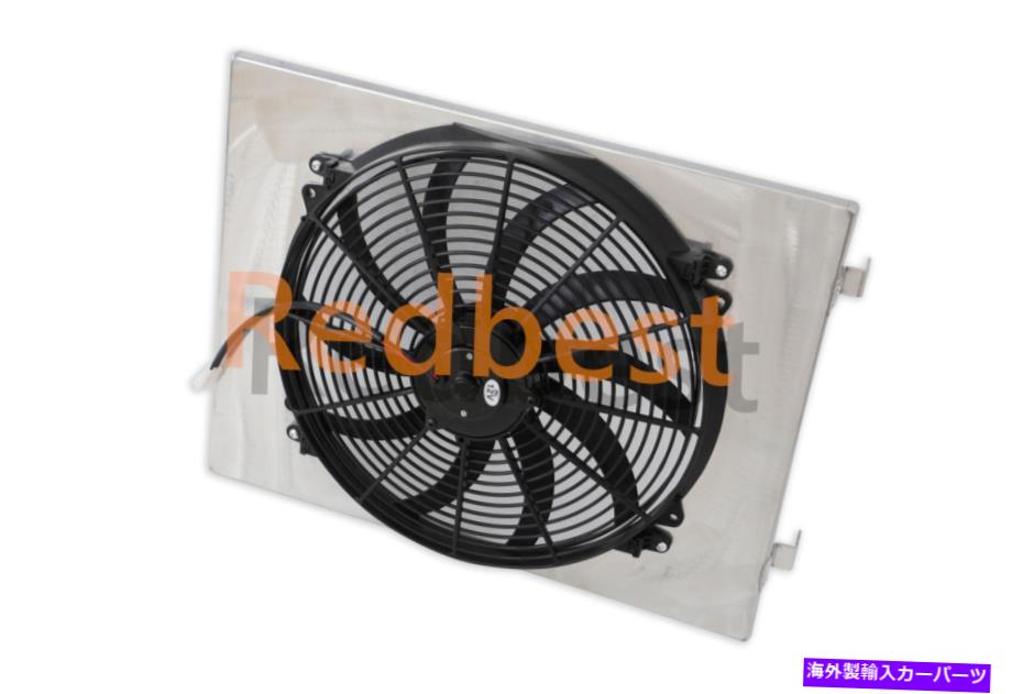 Radiator アルミニウムラジエーターシュラウド＆ファン1955-57 56 Chevy Car Bel Air Belair v8/150 210 Aluminum Radiator Shroud &Fan For 1955-57 56 Chevy car Bel Air Belair V8/150 210【並行輸入品】