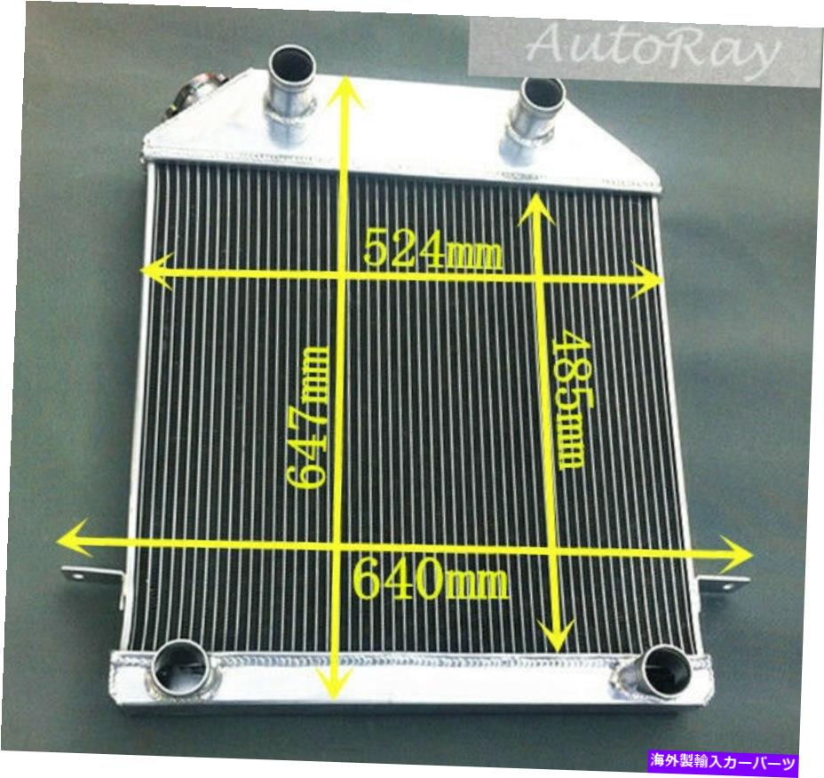 Radiator 39-41フォードの3列アルミニウムラジエーター39-40水銀v8フラットヘッドフラットエンジン 3 Row Aluminum Radiator for 39-41 FORD 39-40 MERCURY V8 FLATHEAD FLATTY ENGINE【並行輸入品】