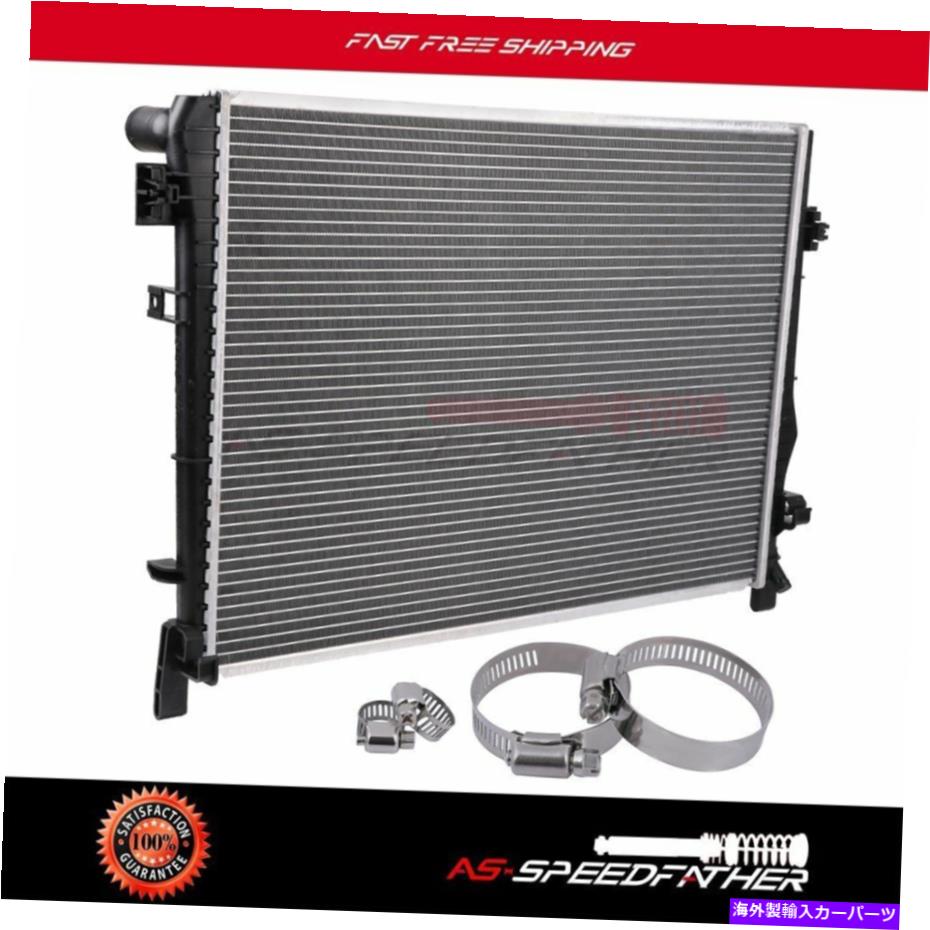Radiator 4つのホースクランプのセットで2010-2019ダッジジャーニーのアルミニウムラジエーター Aluminum Radiator For 2010-2019 Dodge Journey With Set of 4 Hose Clamps【並行輸入品】
