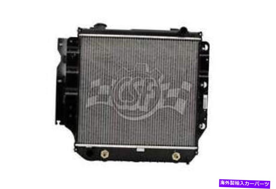 Radiator CSF OEMプラスチックラジエーター適合03-06ジープラングラー2.4L CSF OEM Plastic Radiator fits 03-06 Jeep Wrangler 2.4L【並行輸入品】