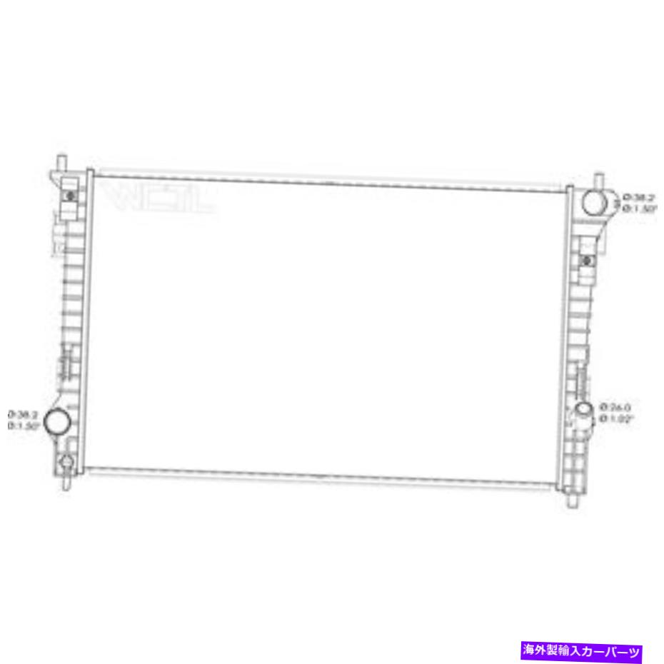 Radiator RAD2936新しい交換用ラジエーターは2007-2013 Ford Edgeに適合します RAD2936 New Replacement Radiator Fits 2007-2013 Ford EDGE【並行輸入品】