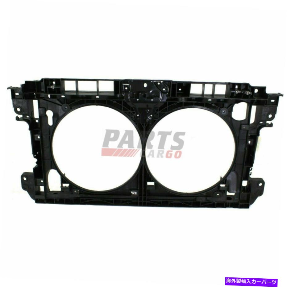 Radiator フィット2009-14日産マキシマクーペセダンラジエーターサポートプラスチックとスチールブラック Fits 2009-14 Nissan Maxima Coupe Sedan Radiator Support Plastic With Steel Black【並行輸入品】
