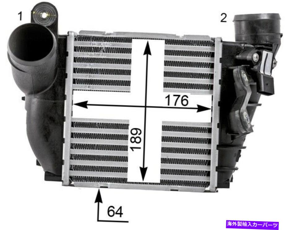 Radiator VW Golf Jetta L4 Fi InterCooler 8ML376700704 Behr Hella Service For VW Golf Jetta L4 FI Intercooler 8ML376700704 Behr Hella Service【並行輸入品】
