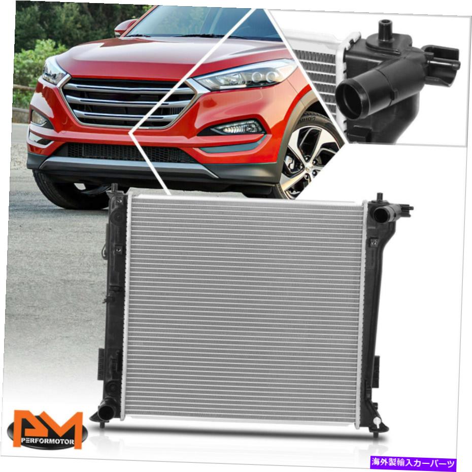 Radiator 16-18のTucson 1.6L OE Factoryスタイルアルミニウムコア冷却ラジエーターDPI-13577 For 16-18 Tucson 1.6L OE Factory Style Aluminum Core Cooling Radiator DPI-13577【並行輸入品】