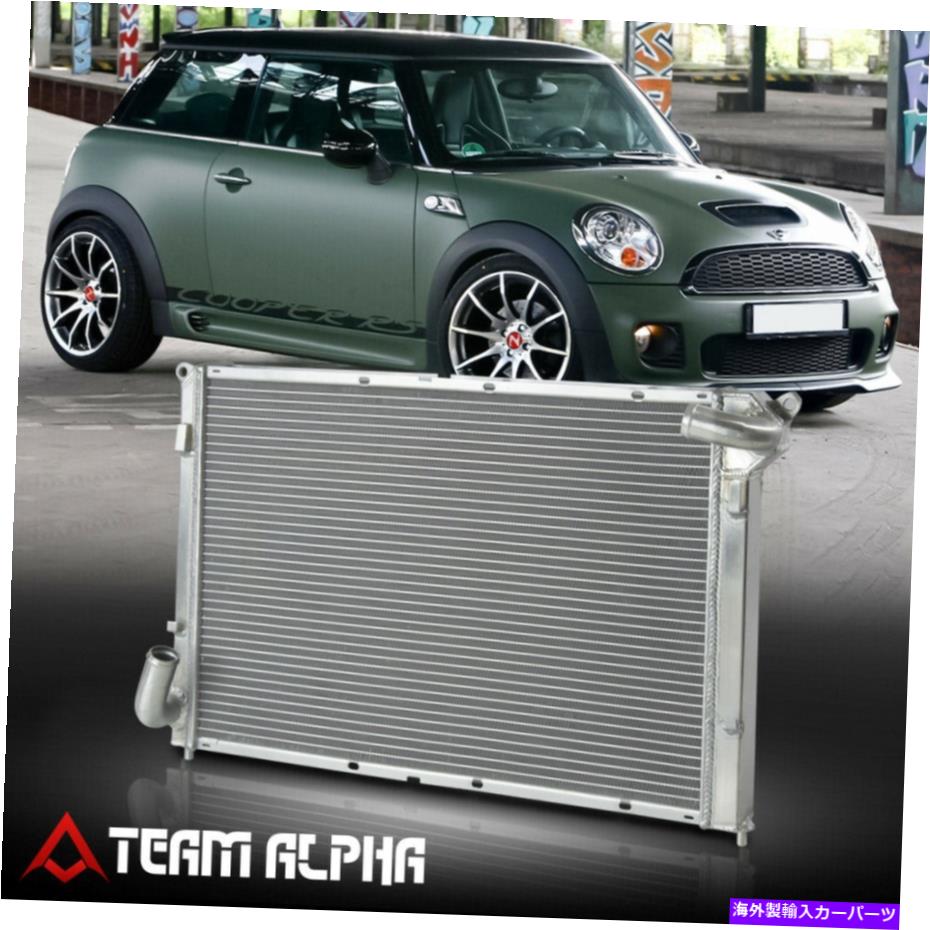 Radiator 2002-2008ミニクーパー1.6 R52/R53 [デュアルロウコア]アルミニウムレーシングラジエーター Fits 2002-2008 Mini Cooper 1.6 R52/R53 [DUAL ROW CORE] Aluminum Racing Radiator【並行輸入品】