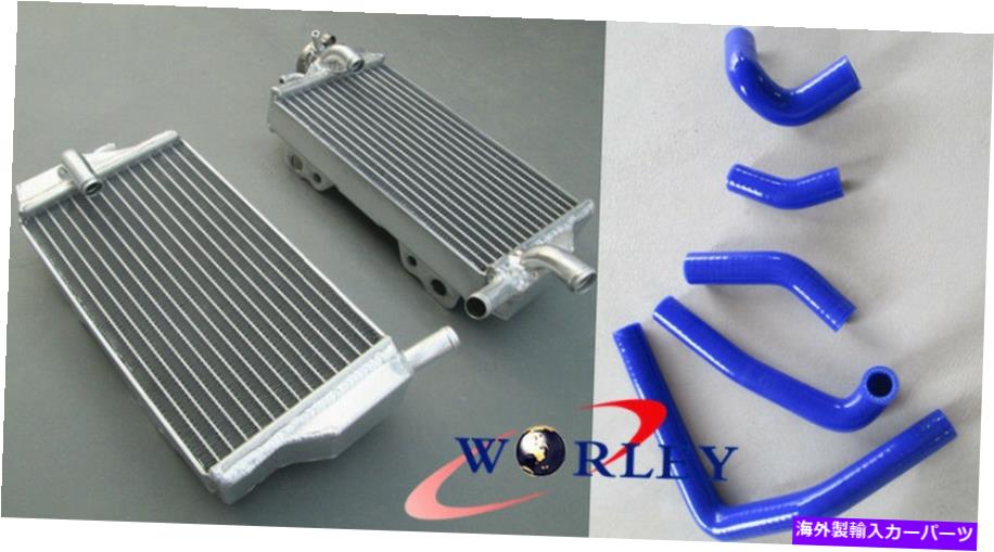 Radiator ホンダCR250 CR250R 2002 2003 2004 02 03 04アルミニウムラジエーターとホース用 FOR Honda CR250 CR250R 2002 2003 2004 02 03 04 Aluminum Radiator and Hose【並行輸入品】