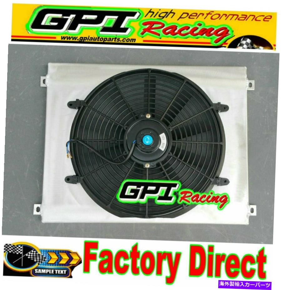 Radiator アルミニウムラジエーターシュラウド+ジープグランドチェロキーWJ WG 4.7L V8 1999 -2005のファン Aluminum Radiator Shroud+FAN For Jeep Grand Cherokee WJ WG 4.7L V8 1999 -2005 AT【並行輸入品】