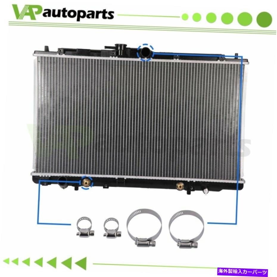 Radiator 99-01 ACURA TL 98-02ホンダアコード4PCSオイルホースクランプのアルミニウムラジエーター Aluminum Radiator For 99-01 Acura TL 98-02 Honda Accord with 4pcs Oil Hose Clamp【並行輸入品】