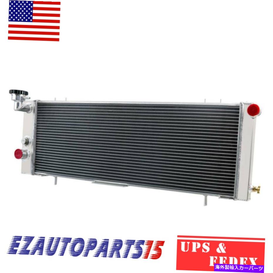 Radiator 1991-2001 2000＆1999＆1995のアルミニウムラジエーターJeep Cherokee XJ 2.5L 4.0Lマニュアル Aluminum Radiator for 1991-2001 2000&1999&1995 Jeep Cherokee XJ 2.5L 4.0L Manual【並行輸入品】