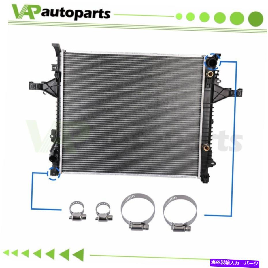 Radiator 10-11のアルミニウムラジエーターボルボXC60 03-14 4PCSオイルホースクランプ付きボルボXC90 Aluminum Radiator For 10-11 Volvo XC60 03-14 Volvo XC90 with 4pcs Oil Hose Clamp【並行輸入品】