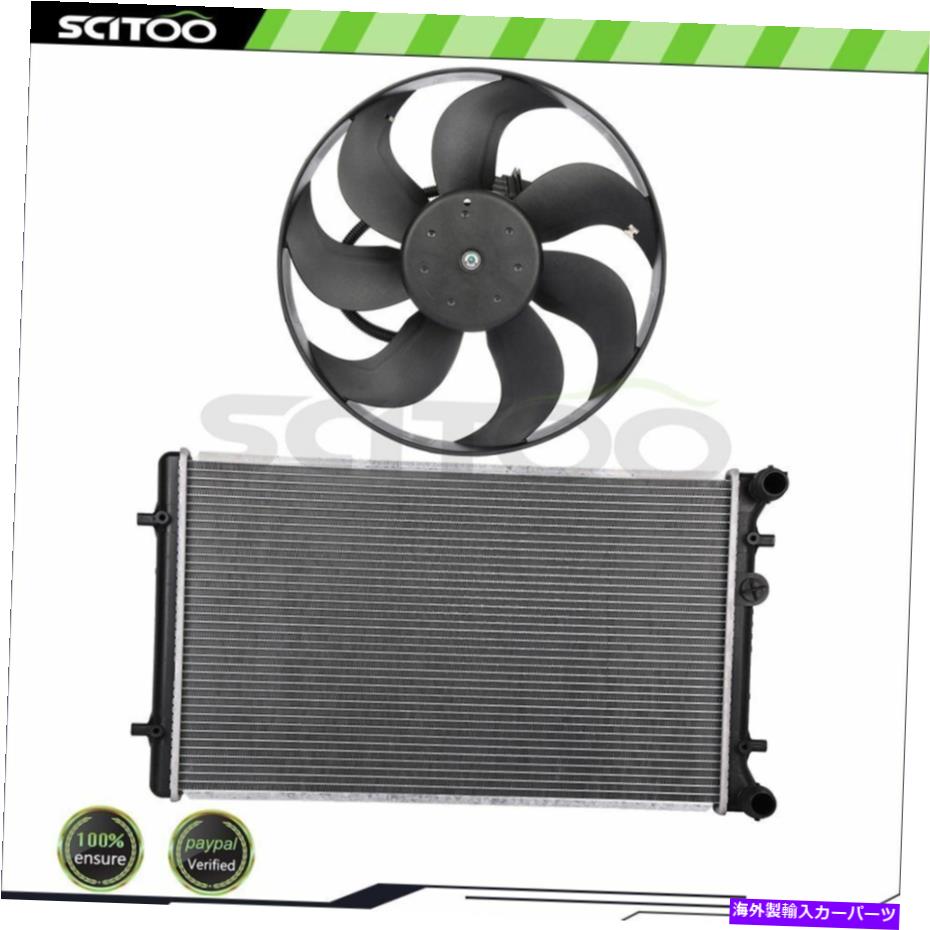 Radiator 1999年にフィットするカーラジエーターと冷却ファンキット2000 2001-2005フォルクスワーゲンジェッタ Car Radiator and Cooling Fan Kit Fit For 1999 2000 2001-2005 Volkswagen Jetta【並行輸入品】