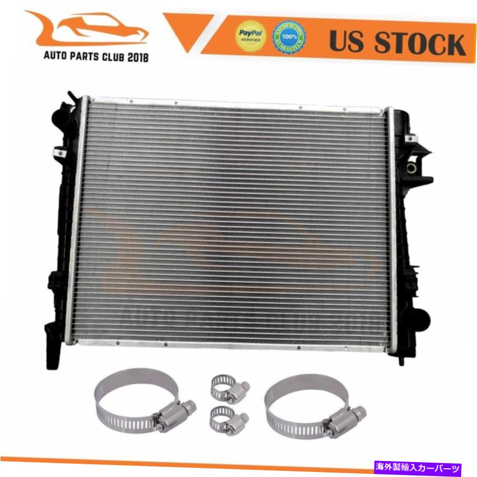 Radiator 4つのユニバーサルオイルホースクランプを備えた2003 Dodge RAM 2500のアルミニウムラジエーター Aluminum Radiator For 2003 Dodge Ram 2500 With 4 Universal Oil Hose Clamps【並行輸入品】