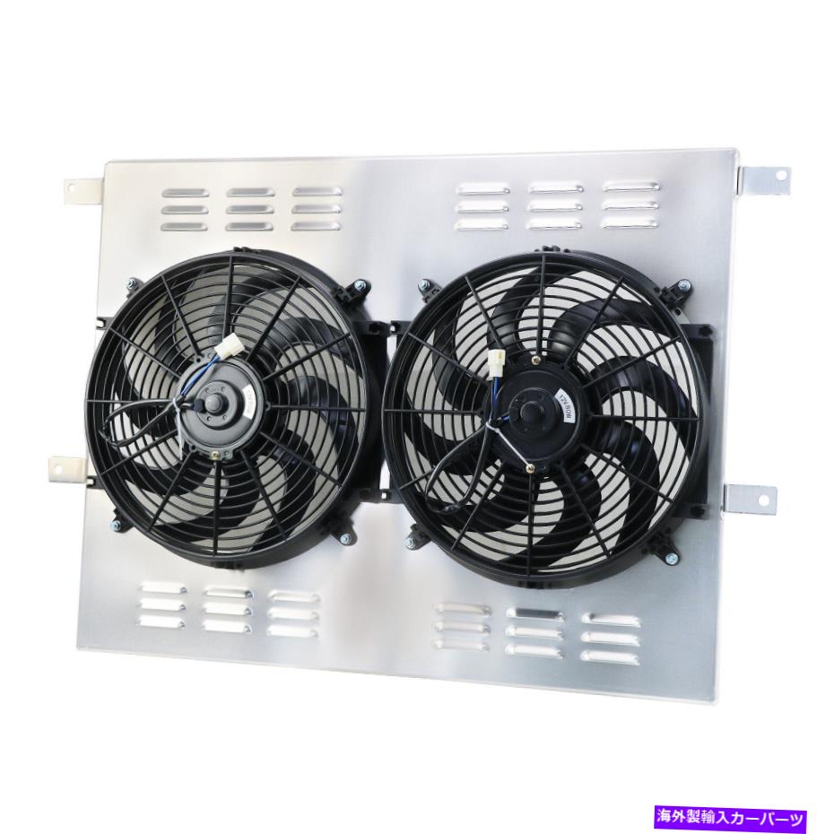 Radiator ラジエーターファン+1983-1996 Ford F150 F250 F350 F59 6.9L 7.3L V8のラジエーターシュラウド Radiator Fan+Aluminum Shroud For 1983-1996 Ford F150 F250 F350 F59 6.9L 7.3L V8【並行輸入品】