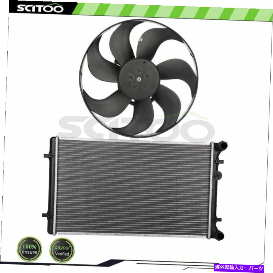 Radiator 2000 2001 2002 Audi TT Quattroに適したカーラジエーターと冷却ファンキット Car Radiator and Cooling Fan Kit Fit For 2000 2001 2002 Audi TT Quattro【並行輸入品】