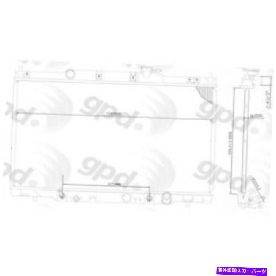 Radiator 2744C GPDホンダエレメント2003-2006の新しいラジエーター 2744C GPD New Radiators for Honda Element 2003-2006【並行輸入品】