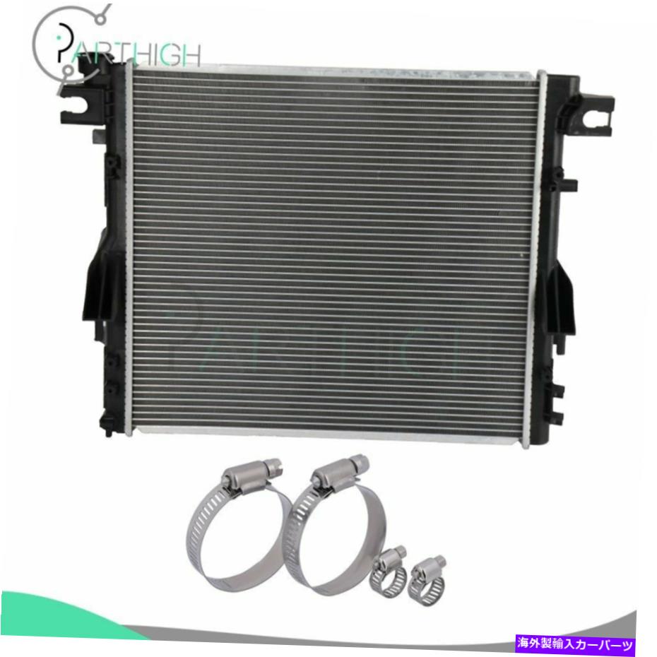 Radiator 2007-2018のラジエーター2957ステンレス鋼ホースクランプ付きジープラングラー Radiator 2957 For 2007-2018 Jeep Wrangler With stainless steel Hose Clamps【並行輸入品】