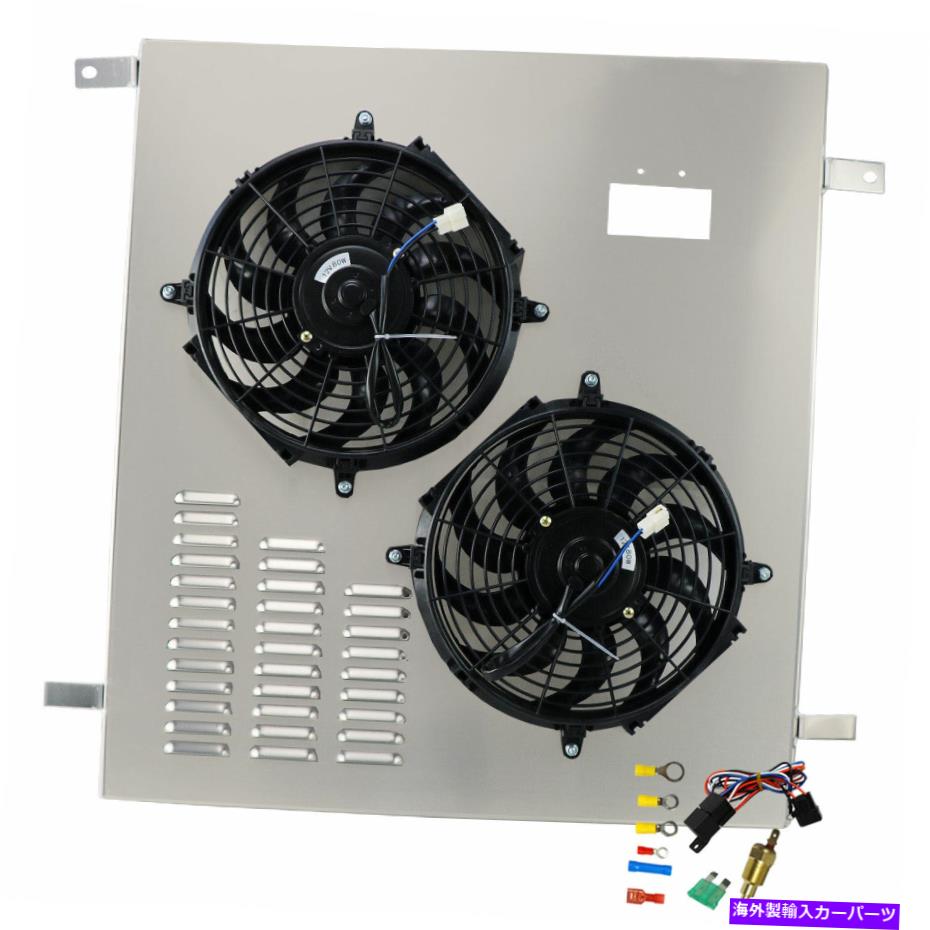 Radiator 2003-2010 Dodge Ram 2500 3500 5.9L 6.7Lピックアップのアルミニウムラジエーターシュラウドファン Aluminum Radiator Shroud Fan For 2003-2010 Dodge Ram 2500 3500 5.9L 6.7L PICKUP【並行輸入品】