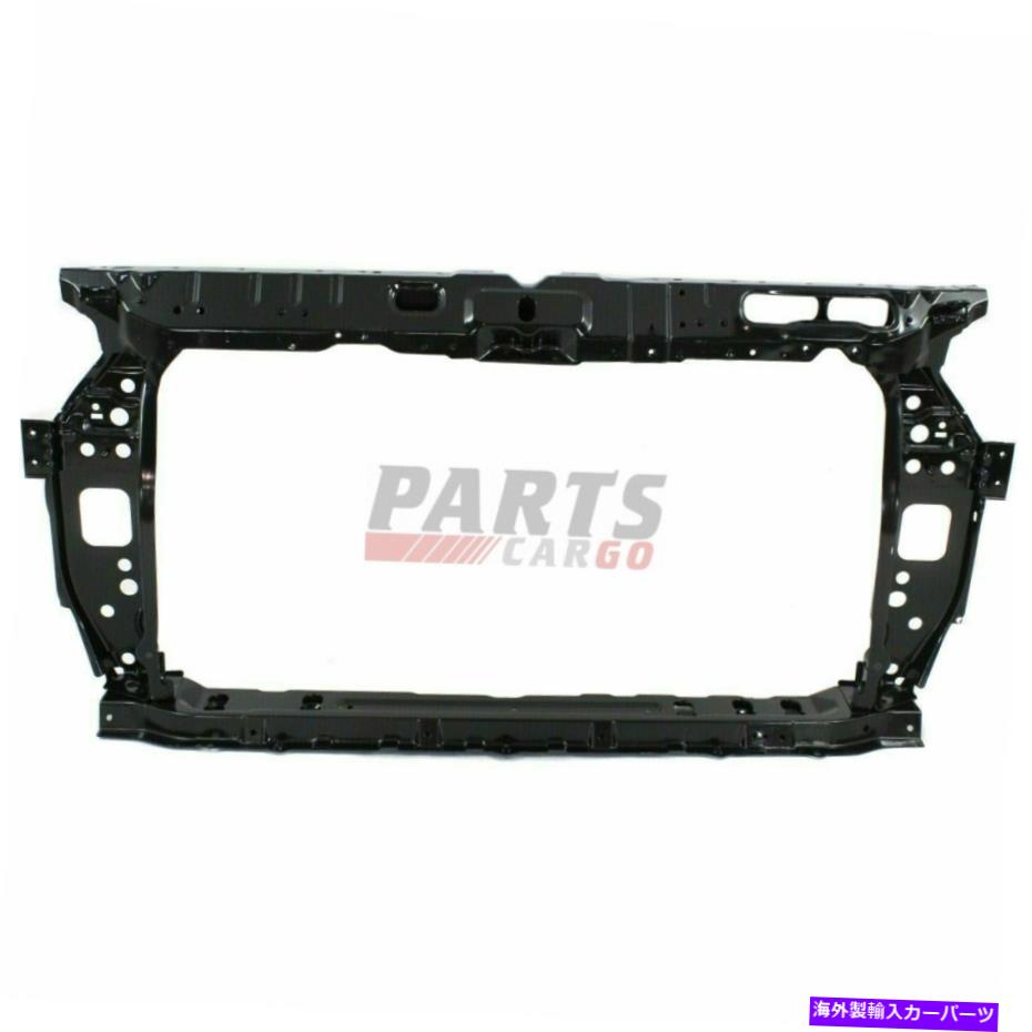 Radiator 新しいFIT 2012 2013 2014ヒュンダイアクセントラジエーターサポートアセンブリブラックスチール New Fits 2012 2013 2014 Hyundai Accent Radiator Support Assembly Black Steel【並行輸入品】