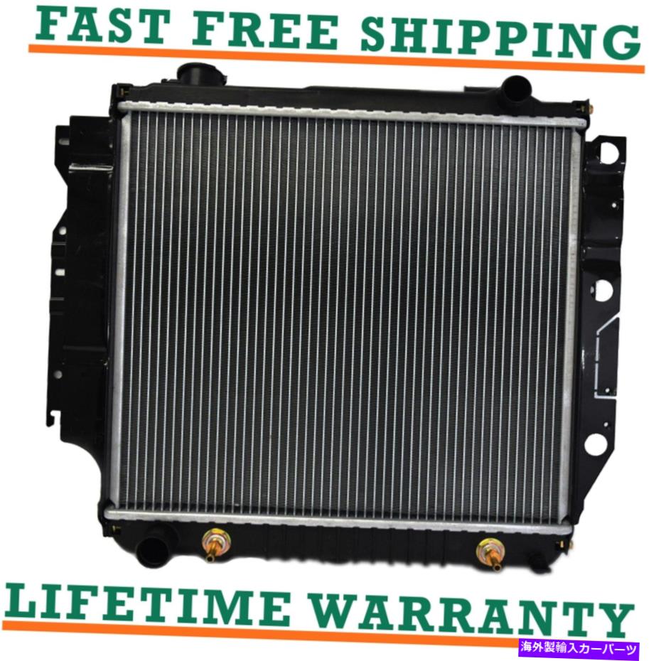 エンジンカバー 87-06ジープTJラングラー4cyl 2.4L 2.5L V6 4.0L 4.2Lダイレクトフィットのラジエーター Radiator For 87-06 Jeep TJ Wrangler 4CYL 2.4L 2.5L V6 4.0L 4.2L Direct Fit【並行輸入品】