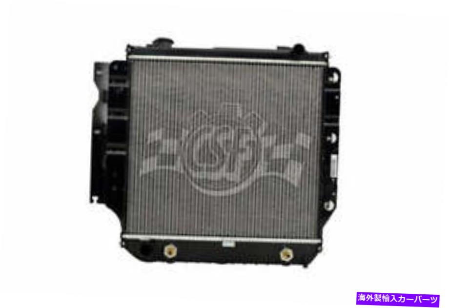 エンジンカバー 03-06 Jeep Wrangler 2.4LのCSF OEプラスチックラジエーターナチュラル（CSF 3244） CSF OE Plastic Radiator Natural (CSF 3244) for 03-06 Jeep Wrangler 2.4L【並行輸入品】