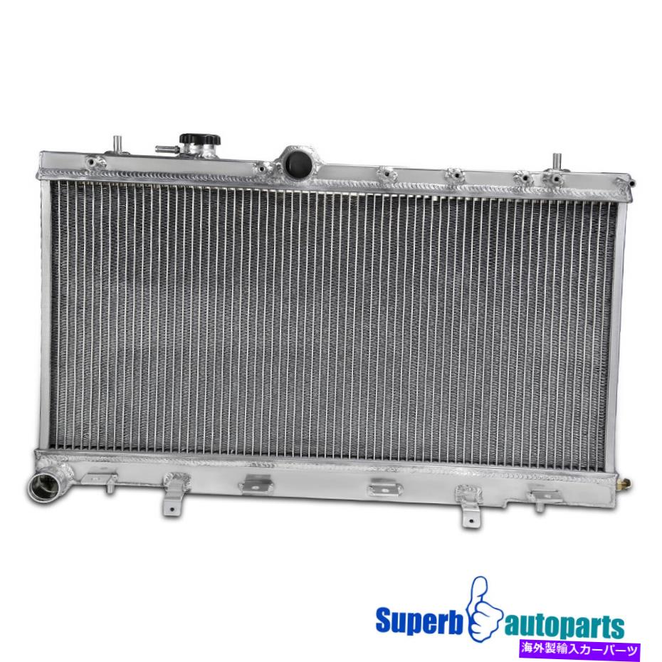 エンジンカバー 2002-2007アルミニウム冷却ラジエーターSubaru Impreza WRX STI 2コアMT Fits 2002-2007 Aluminum Cooling Radiator Subaru Impreza WRX STI Row 2-Core MT【並行輸入品】